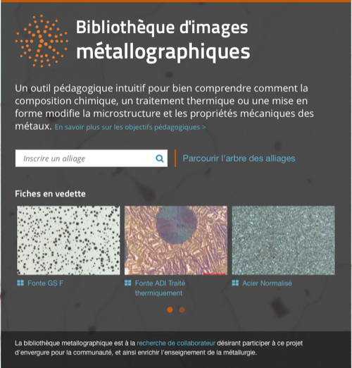 Bibliothèque d’images métallographiques - Image 2